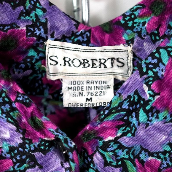 ❌SOLD❌vintage 90s cute floral romper playsuit M - Picture 3 of 6